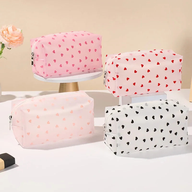 Floral Travel Cosmetic Bag Women’s Makeup Toiletry Clutch