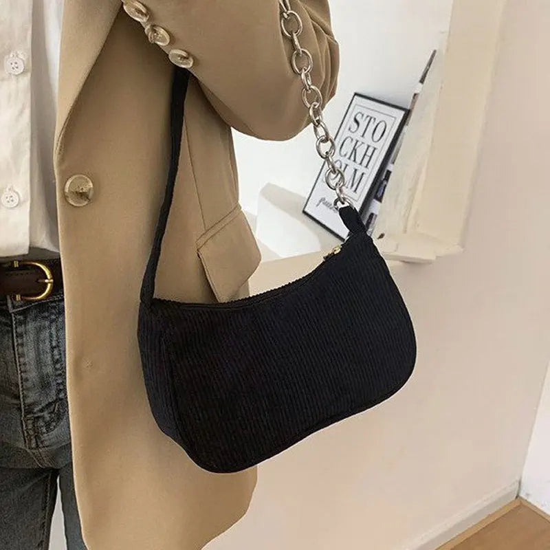 Fashion Simple Totes Bags for Women Plush Trendy Vintage Handbag High Quality Female Small Subaxillary Bags Casual Shoulder Bag