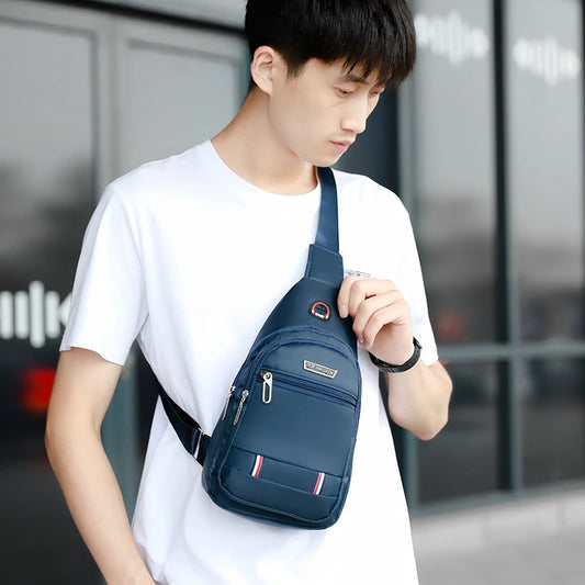 Men's Casual Chest Bag Shoulder Messenger Bag