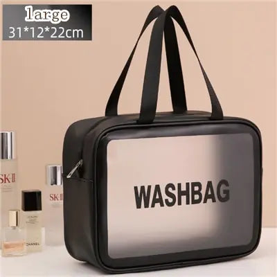 Portable Travel Wash Bag Female Transparent Waterproof Makeup Storage Pouch Large Capacity Cosmetic Organizer Beauty Women Case