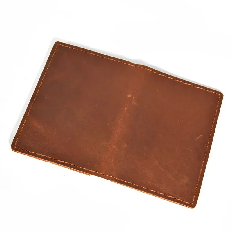 Genuine Leather Card Holder Purse ID Card Real Leather Rfid Card Case Clutch Wallets Slots for Men Women Mini Slim Short Purse