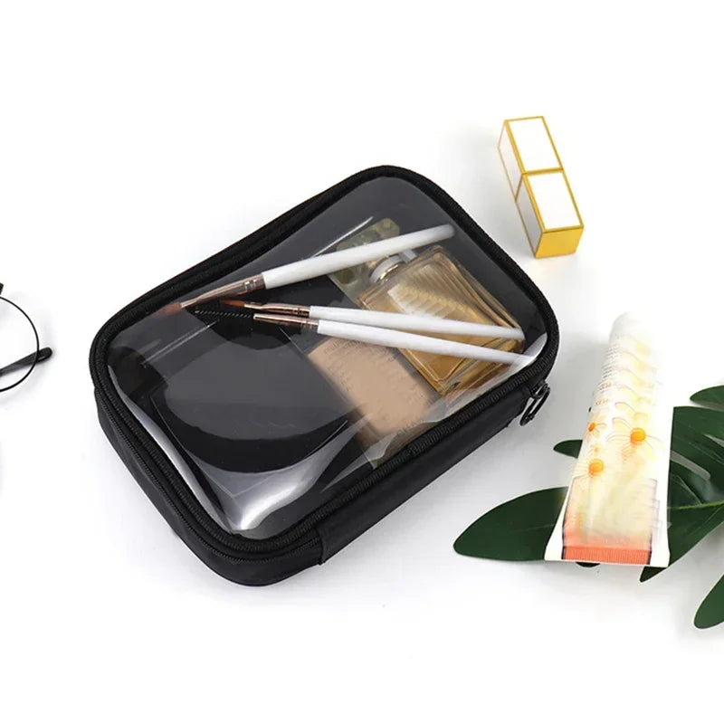 Waterproof Transparent PVC Cosmetic Bag Women Make Up Case Travel Zipper Makeup Beauty Wash Organizer Toiletry Storage Kit Bags