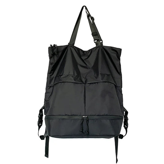 Large Capacity Nylon Laptop Backpack Anti-Splash Shoulder Tote