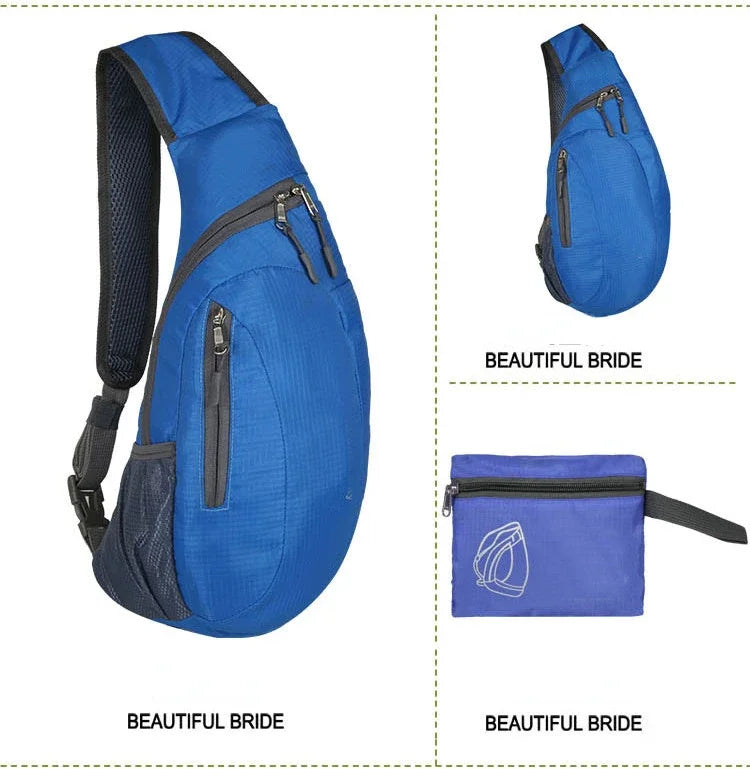 Unisex Waterproof Crossbody Messenger Bag for Outdoor Hiking