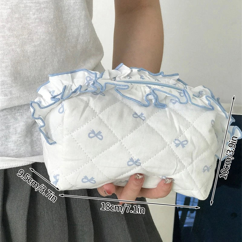 Large Capacity Makeup Bag Multifunction Wash Pouch Portable Toiletry Bag Cosmetic Zipper Pouch Handbag 파우치