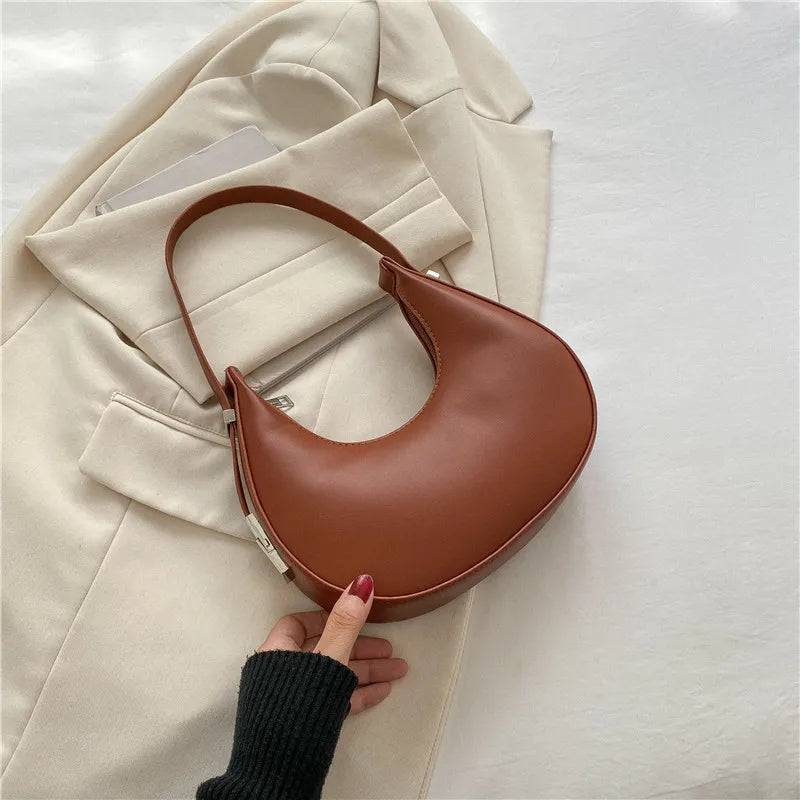 Luxury PU Leather Shoulder Bag Women Clutch Handbag Purse Totes