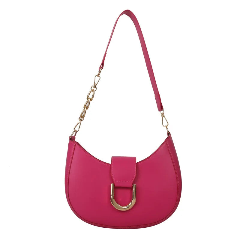 Women's Leather Shoulder Bag - Designer Hobo Handbag