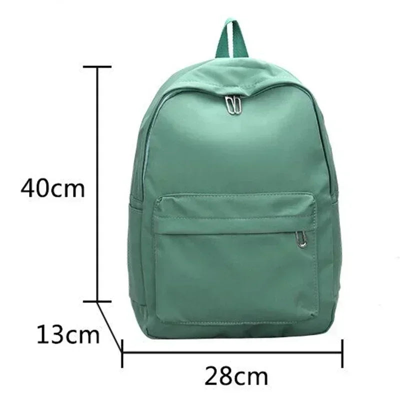 Kawaii Candy Color Laptop Backpack for Teen Girls