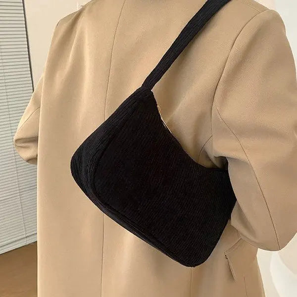 Fashion Simple Totes Bags for Women Plush Trendy Vintage Handbag High Quality Female Small Subaxillary Bags Casual Shoulder Bag