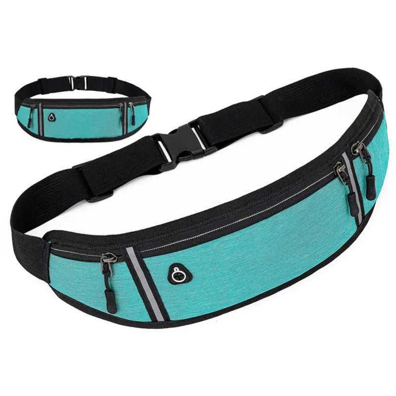 Professional Running Waist Bag Sports Belt Pouch Mobile Phone Case Men Women Hidden Pouch Gym SportsBags Running Belt Waist Pack