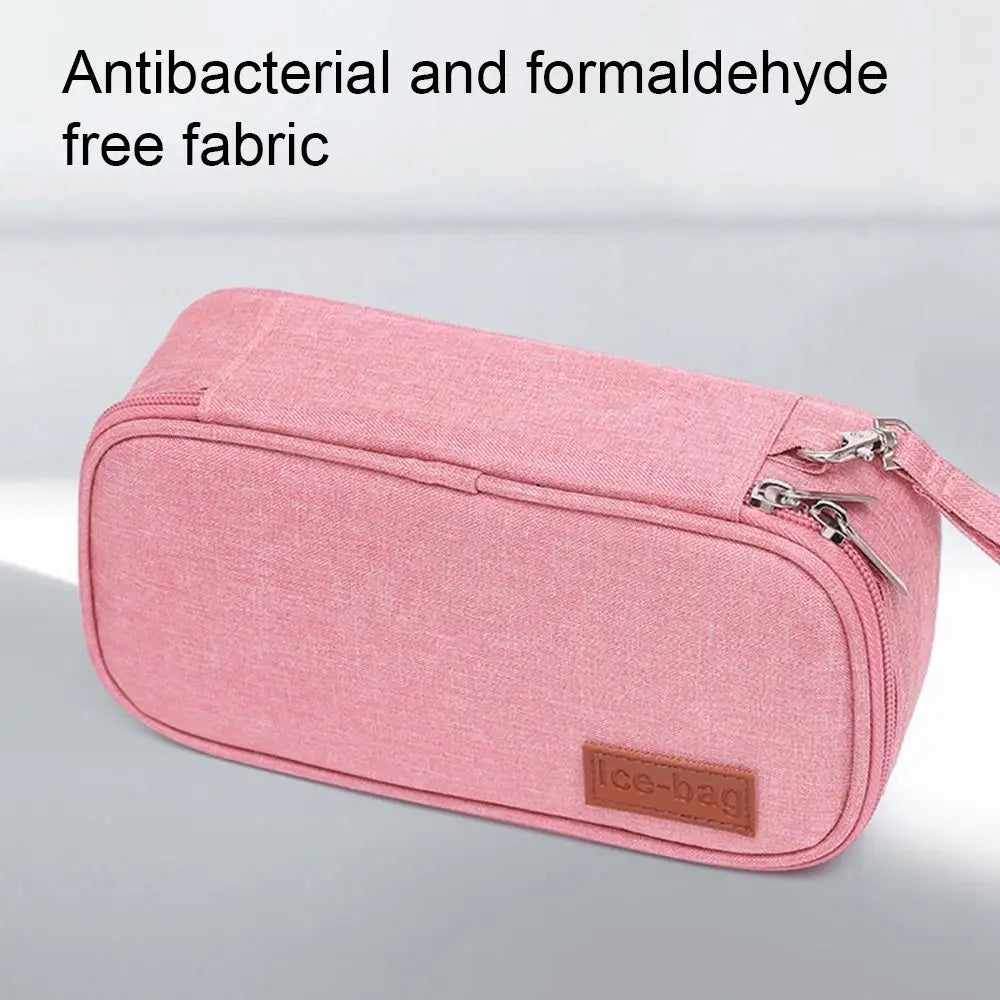 Waterproof Diabetic Insulin Cooling Bag Carry-on Protector Pill Refrigerated Ice Pack Drug Freezer for Diabetes Medicla Cooler