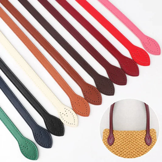 PU Leather Bag Handle Strap Replacement - 60cm, DIY Handbag Accessories