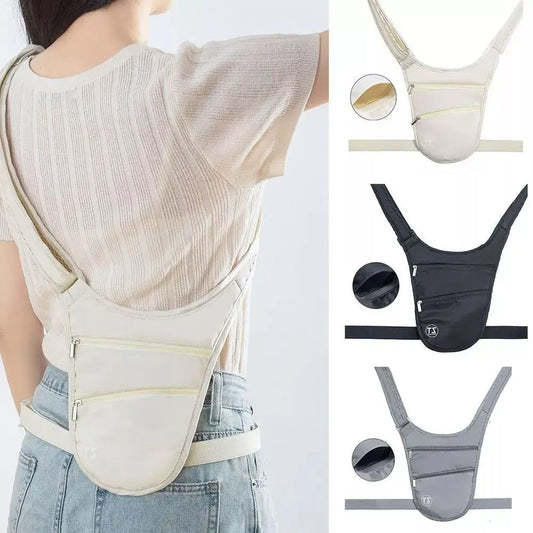 Anti-theft Sports Waist Bag Breathable Invisible Belt Travel Money Belt