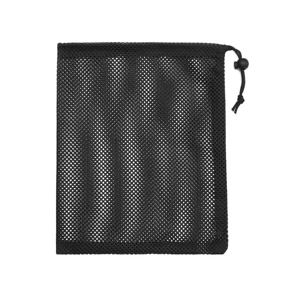 1PC Durable Nylon Mesh Drawstring Storage Pouch Bag Multi Purpose Home Travel Outdoor Activity Pouch Laundry Bag Stuff Sack
