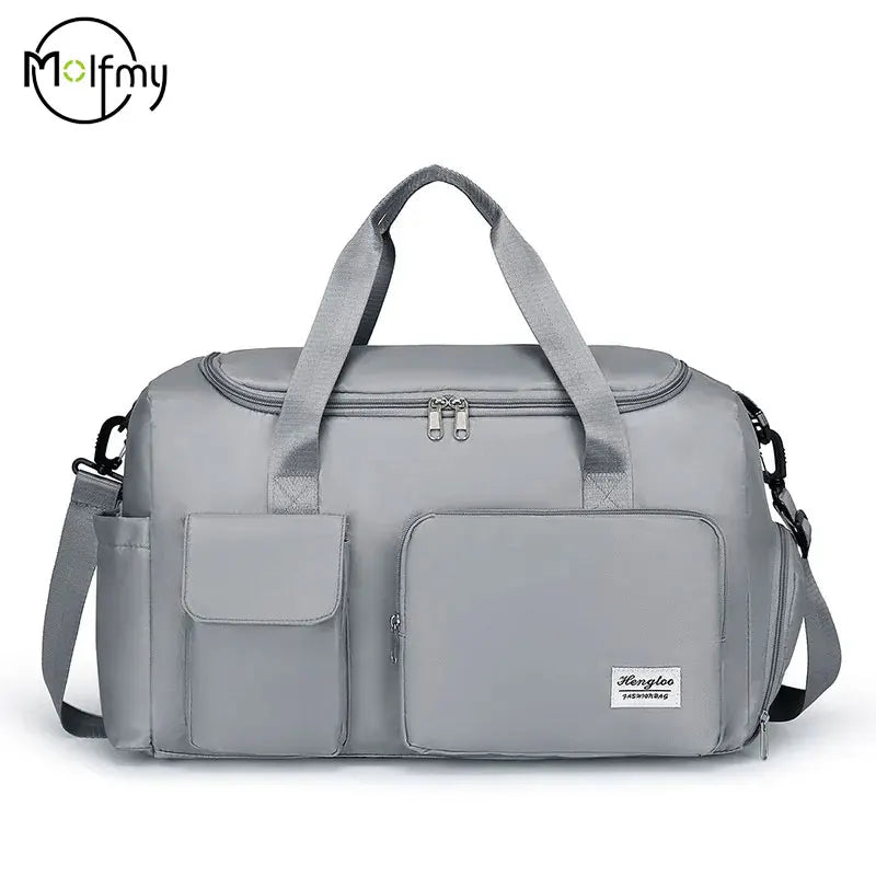 Waterproof Travel Tote Bag Dry Wet Separation Gym Shoulder Bag