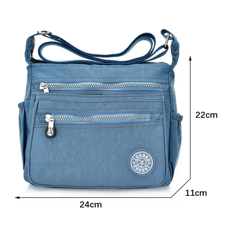 Nylon Women Messenger Bags Small Purse Shoulder Bag Female Crossbody Bags Handbags High Quality Bolsa Tote Beach Purses