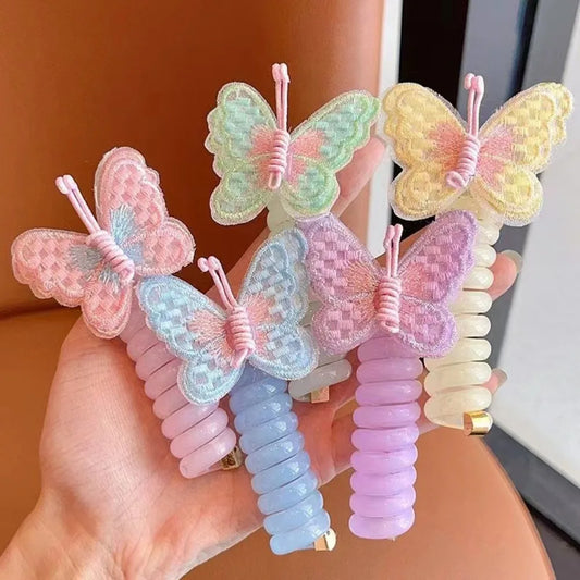 Elastic Butterfly Ponytail Holder Hair Tie