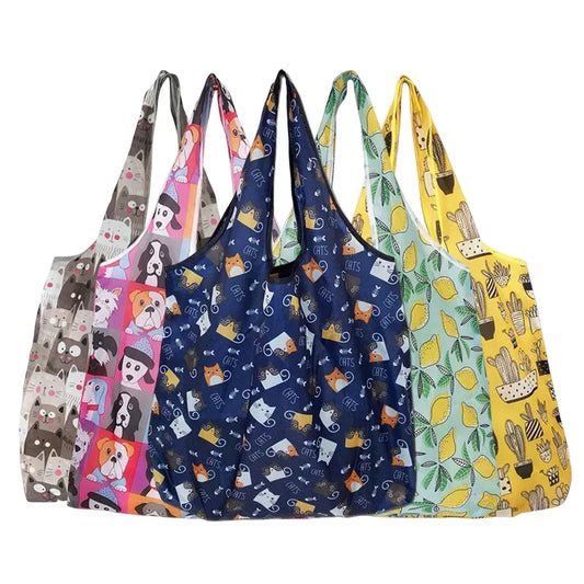 Eco-Friendly Reusable Folding Shopping Bag Portable Tote