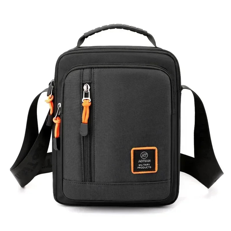 Men's Nylon Messenger Crossbody Bag