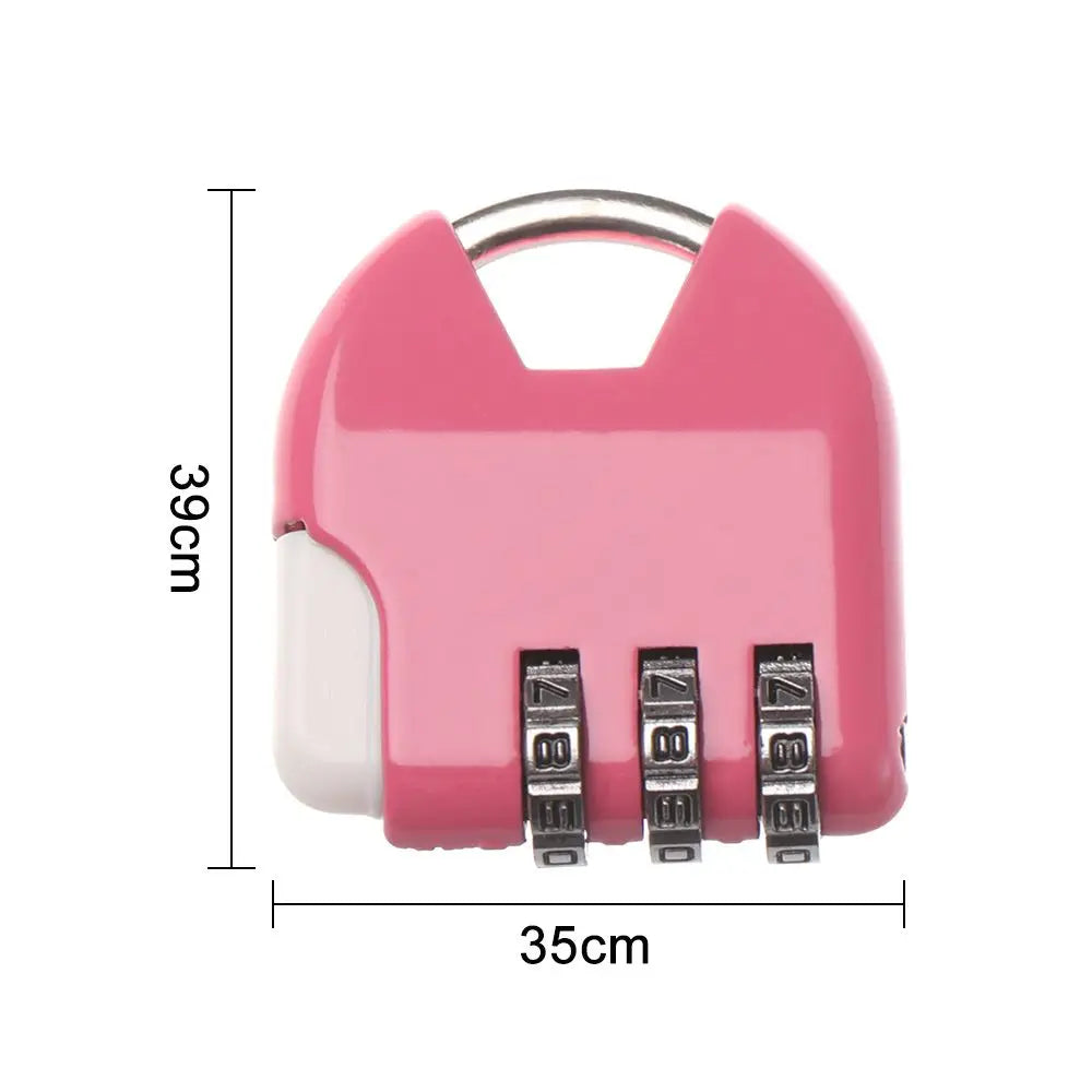 1pcs Gift Outdoor Travel Suitcase Gym Combination Code Locker Case Supply Padlock Security Tool Password Lock 3 Digit Dial