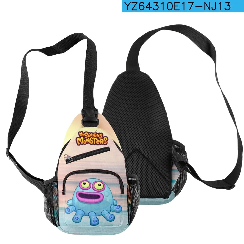 Youth 3D Print Waterproof Crossbody Bag