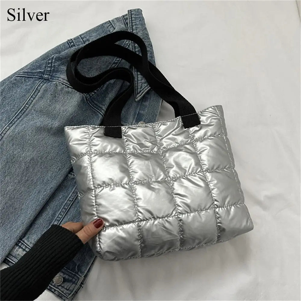 Casual Quilted Large Capacity Tote Bags for Women