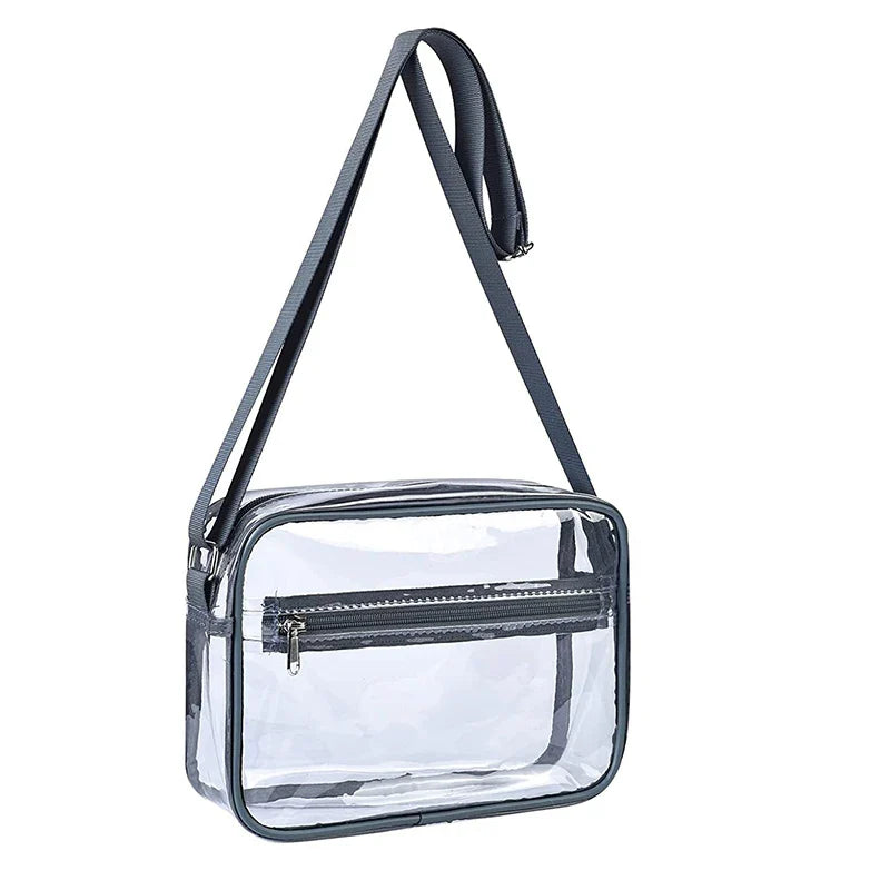 PVC Transparent Crossbody Bag Waterproof Jelly Purse Phone Pouch