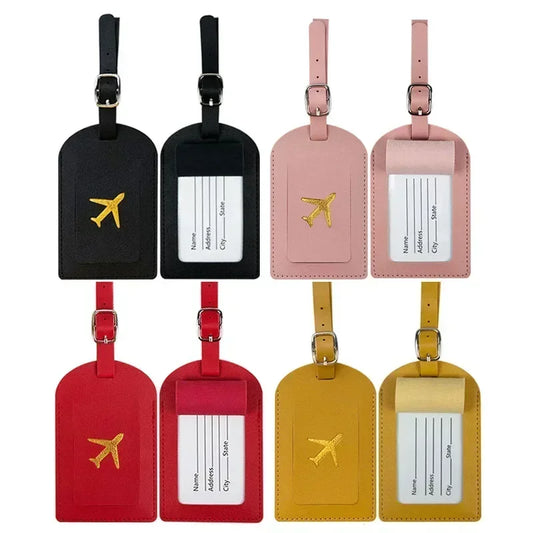 1PC Luggage Tag Travel Accessorie for Women Men Airplane Suitcase Address Label Baggage Boarding Bag Name ID Address Holder Tags