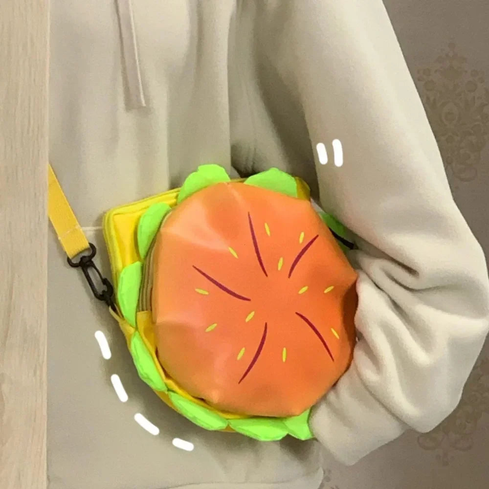 Stylish Cheeseburger Laptop Backpack Unisex Travel Tote