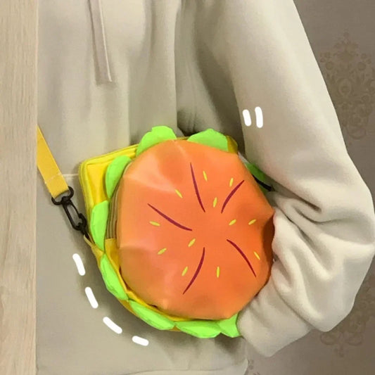 Stylish Cheeseburger Laptop Backpack Unisex Travel Tote