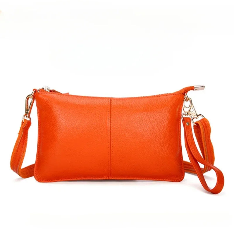 Women Handbags Fashion Soft Genuine Leather Crossbody Bags Large Capacity Shoulder Bags for Women Portable Handbag Phone Pocket