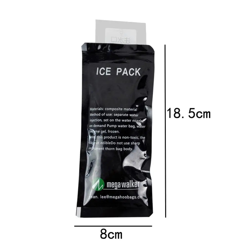 10pcs Water Injection Seafood Preservation for Restaurant Takeout Cold Compressed Keep Food Fresh Ice Pack Cooler Bag