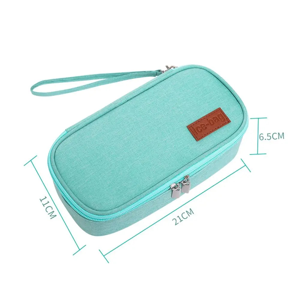 Waterproof Diabetic Insulin Cooling Bag Carry-on Protector Pill Refrigerated Ice Pack Drug Freezer for Diabetes Medicla Cooler