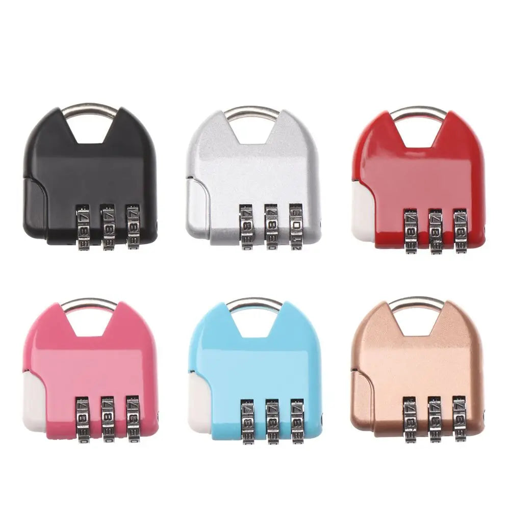 1pcs Gift Outdoor Travel Suitcase Gym Combination Code Locker Case Supply Padlock Security Tool Password Lock 3 Digit Dial