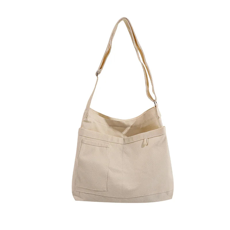 Canvas Women's Large-Capacity Shoulder Bag