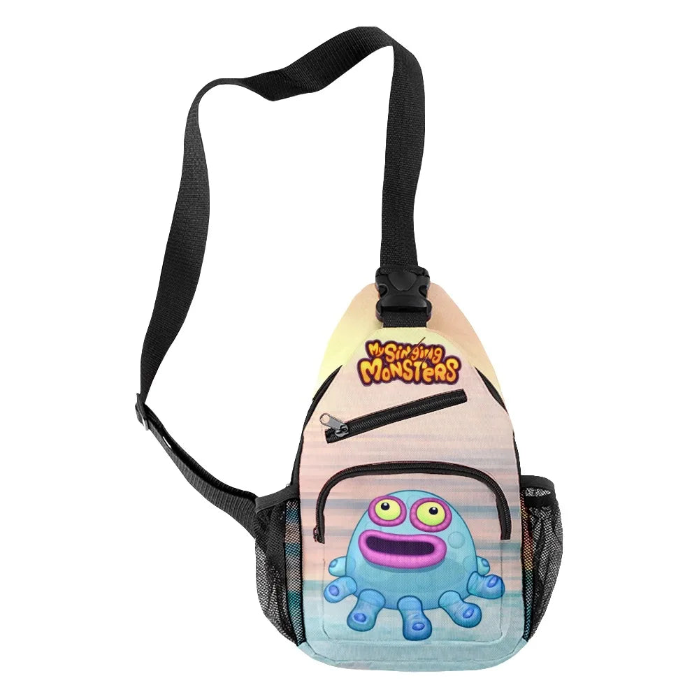 Youth 3D Print Waterproof Crossbody Bag