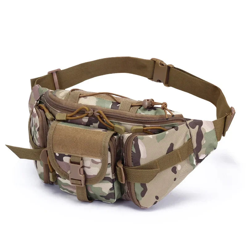 Men's Tactical Nylon Waist Bag Fanny Pack Hip Belt Sports Pouch