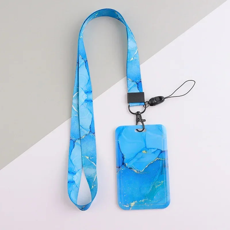 Fashion Work Card Holder ID Name Tag Students Bus Pass Access Card Cover Case Badge Holder Bank ID Holders Travel Accessories