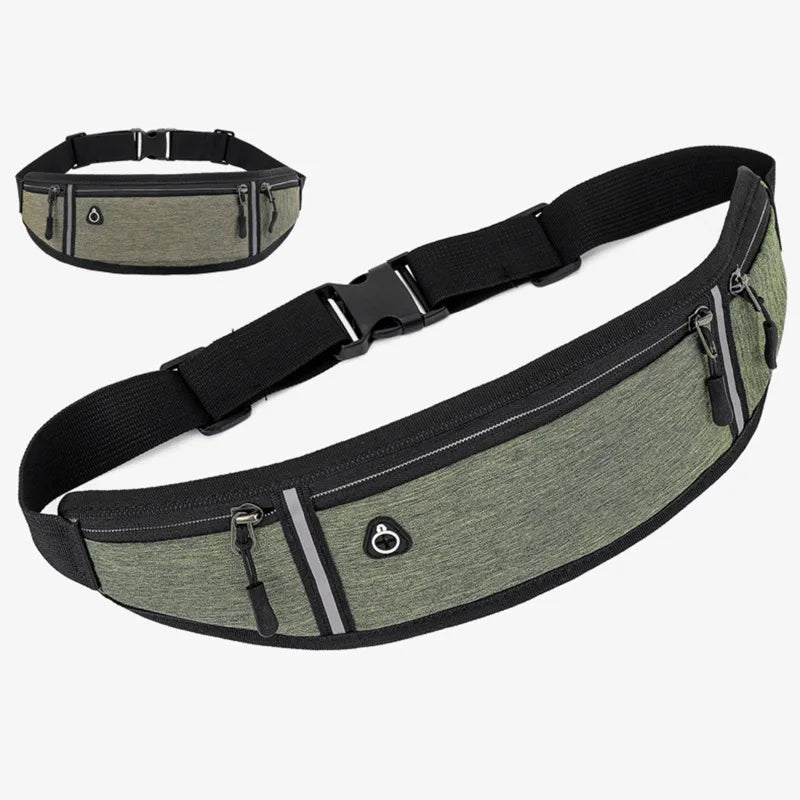 Professional Running Waist Bag Sports Belt Pouch Mobile Phone Case Men Women Hidden Pouch Gym SportsBags Running Belt Waist Pack