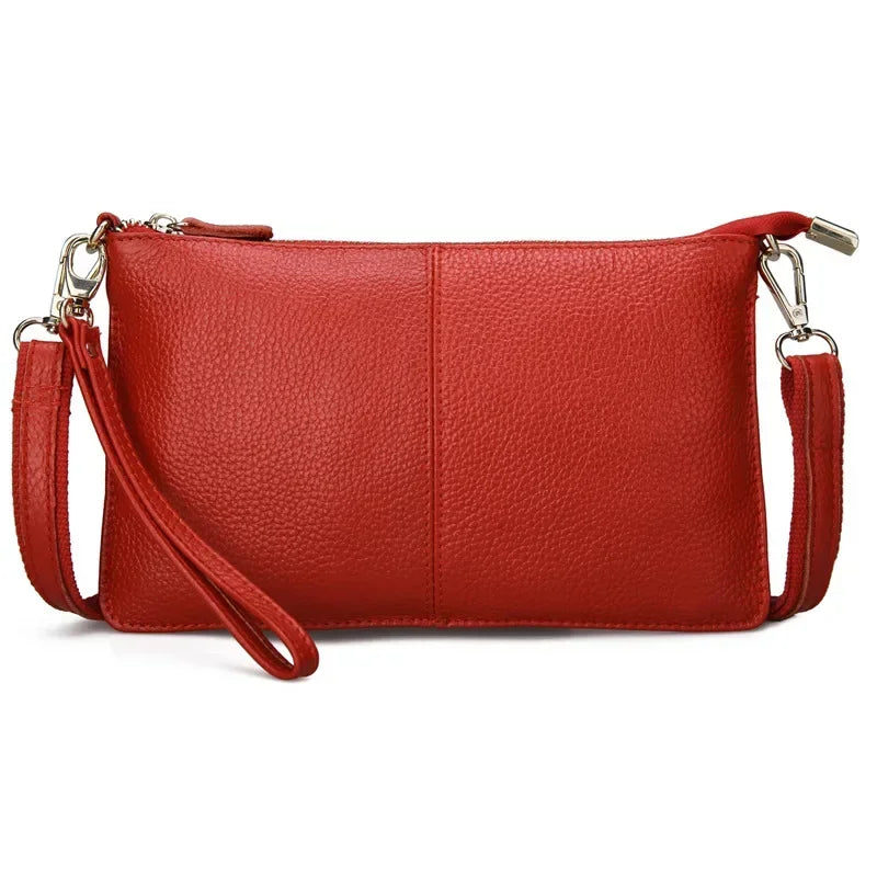 Women Handbags Fashion Soft Genuine Leather Crossbody Bags Large Capacity Shoulder Bags for Women Portable Handbag Phone Pocket