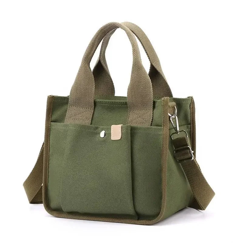 Canvas Bag Women Japanese Canvas Shoulder Bags Tote Bag Hand Carry Women's Bag Large Capacity Crossbody Bags Women Handbag