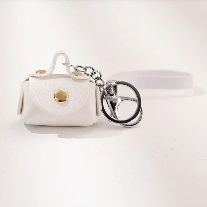 Cute Coin Purses Women's Bags Soft Leather Housekeeper Keychain Coin Wallet Pouch Mini Portable Storage Bag Small Earphone Box