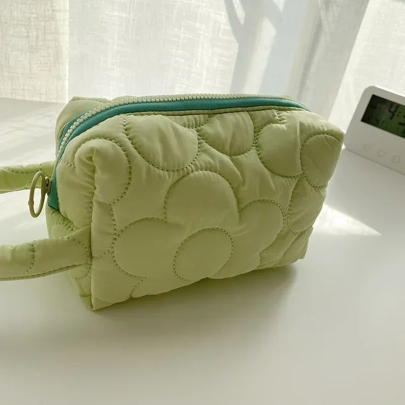 New Korean Fashion Girls Cosmetic Bags Large Capacity Women Zipper Makeup Storage Bag Beauty Case