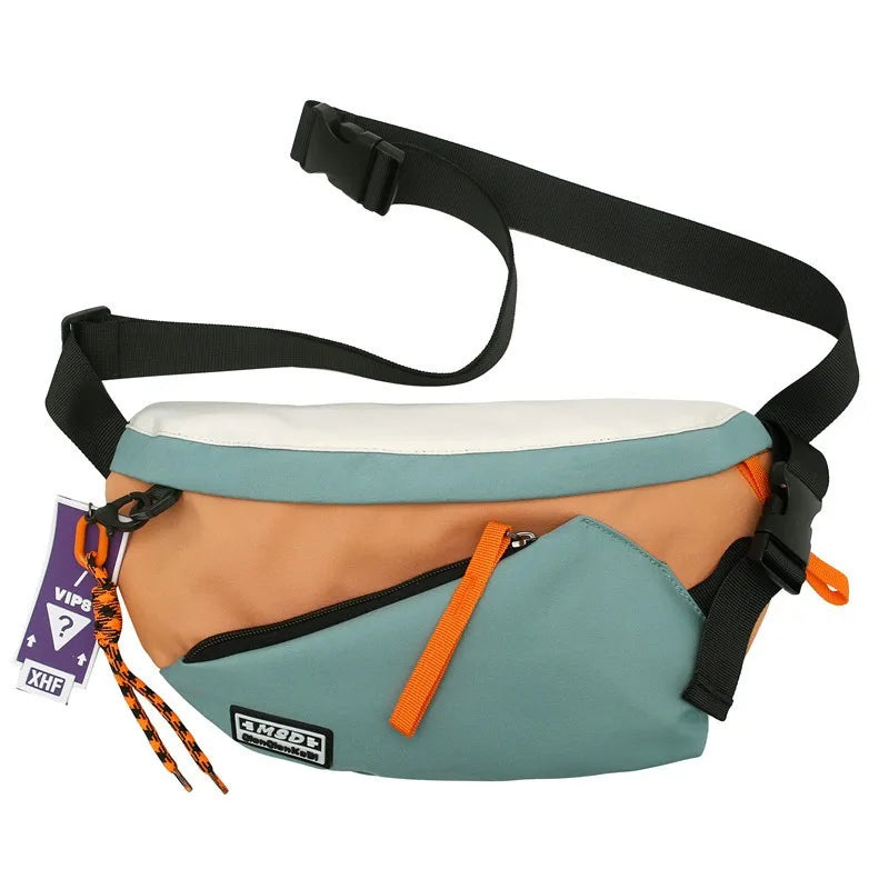 Unisex Nylon Chest Rig Fanny Pack Waist Bag with Phone Pocket