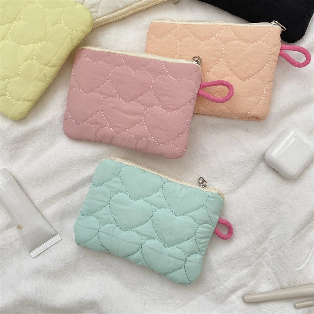 New Cute Candy Color Coin Purses Small Canvas Coin Wallet Lady Girls Earphone Coin Key Money Storage Bag Zipper Pouch