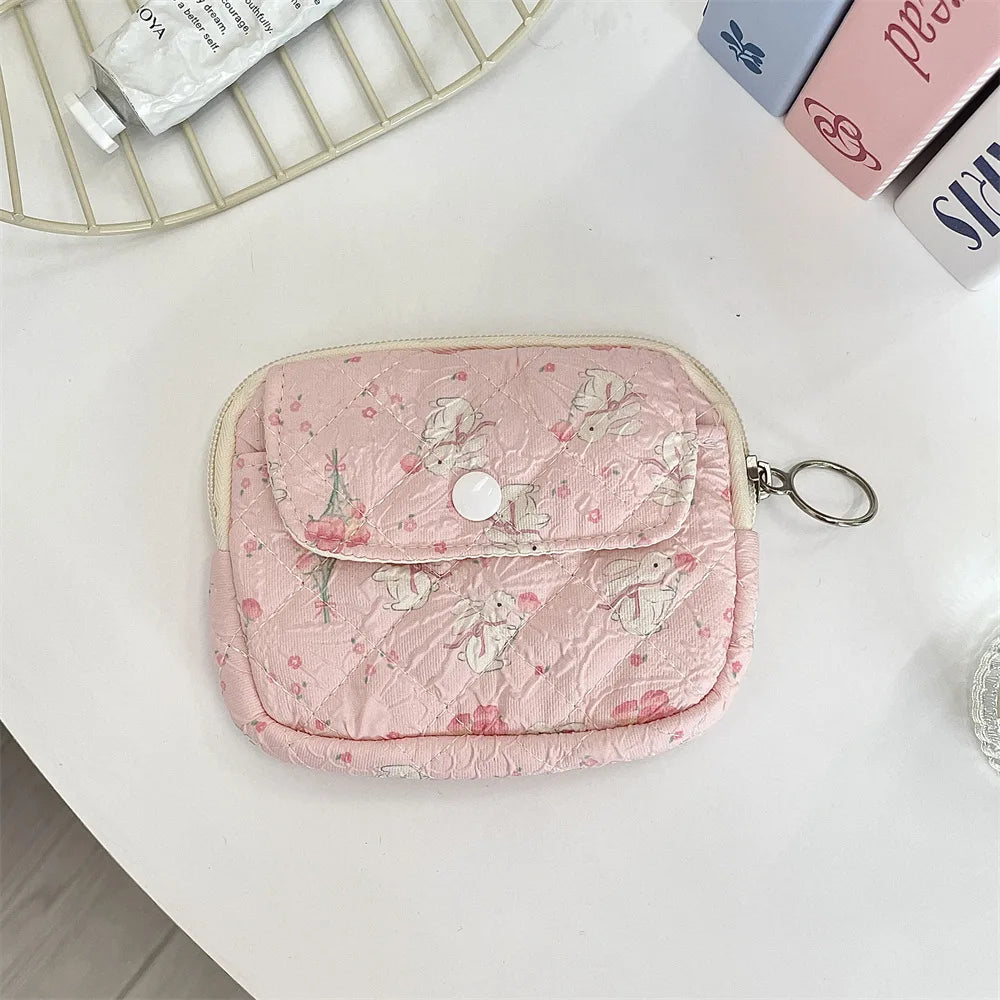 Cute Cartoon Multifunctional Coin Purse Kawaii Wallet Portable Coin Bag Key Earphone Coin Organizer Pouch Zipper Bag Kids Gift