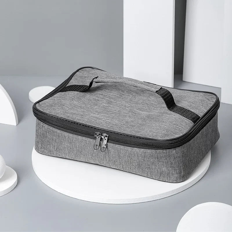 Digital Portable Organizer Case for Headphones Travel Closet Storage Bag Zipper Accessories Charger Data Cable Bag Lunch Bags