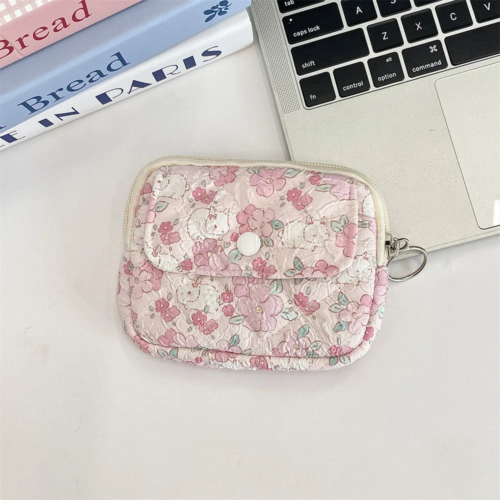 Cute Cartoon Multifunctional Coin Purse Kawaii Wallet Portable Coin Bag Key Earphone Coin Organizer Pouch Zipper Bag Kids Gift