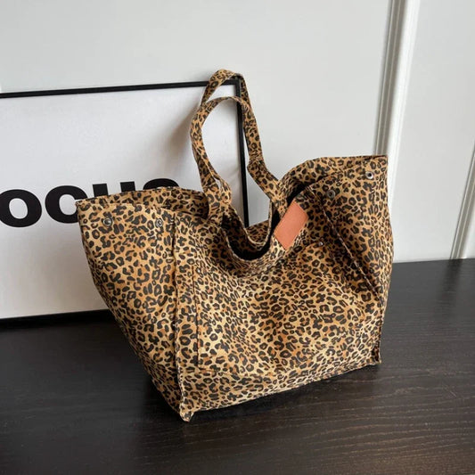 Leopard Design Large Capacity Women's Shoulder Bag