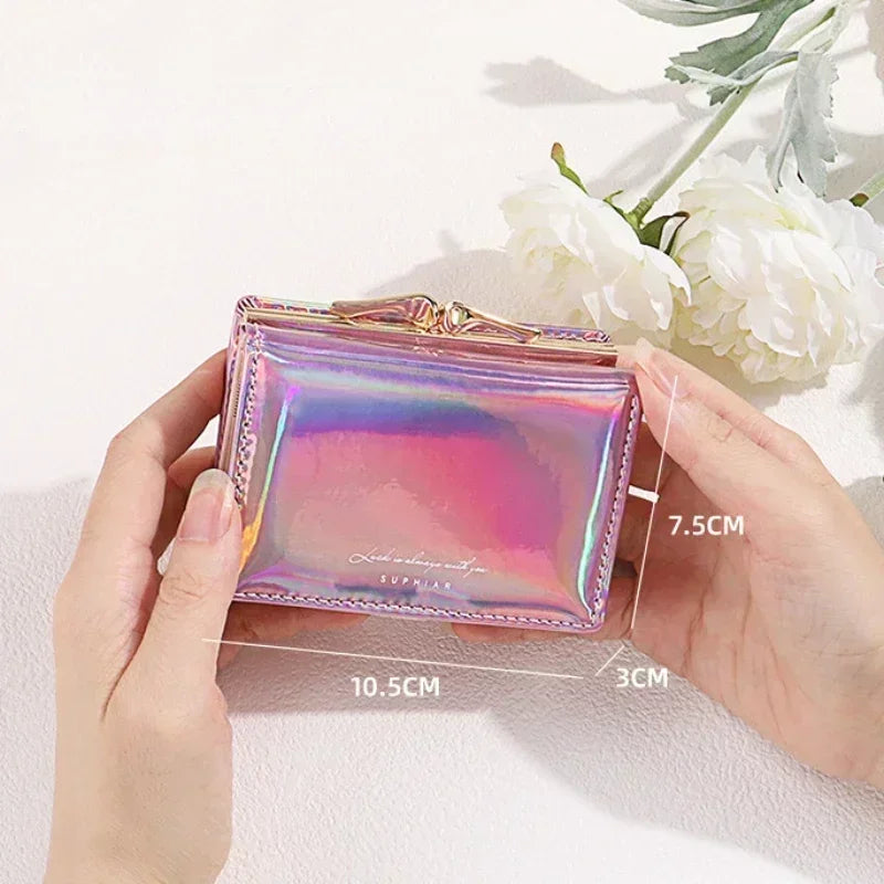 New Women Wallets Female PU Leather Purses Short Hasp Purse for Women Small Money Bag Coin Purse Card Holder Clutch Dropshipping